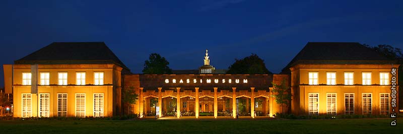Grassimuseum bei Nacht. Foto: Dietmar Fischer
